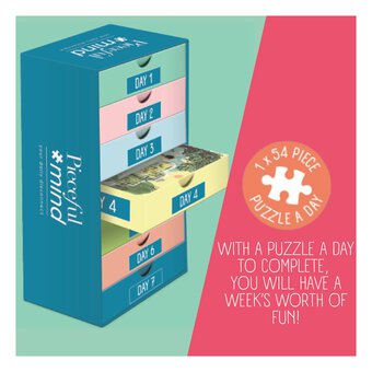 Jumbo Peaceful Mind Time for You Jigsaw Puzzle 54 Pieces 6 Pack 