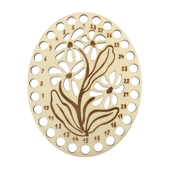 Flower Wooden Thread Organiser image number 1