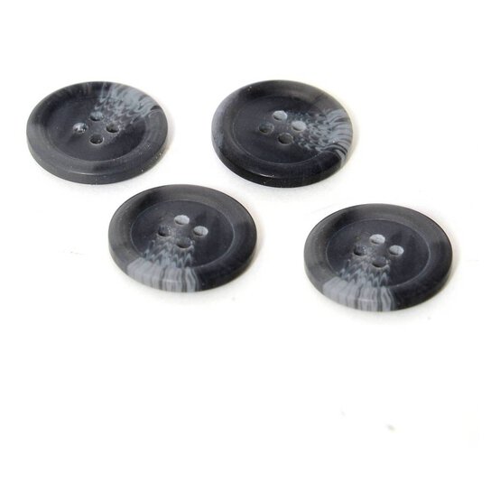 Hemline Assorted Basic Knitwear Button 4 Pack image number 1