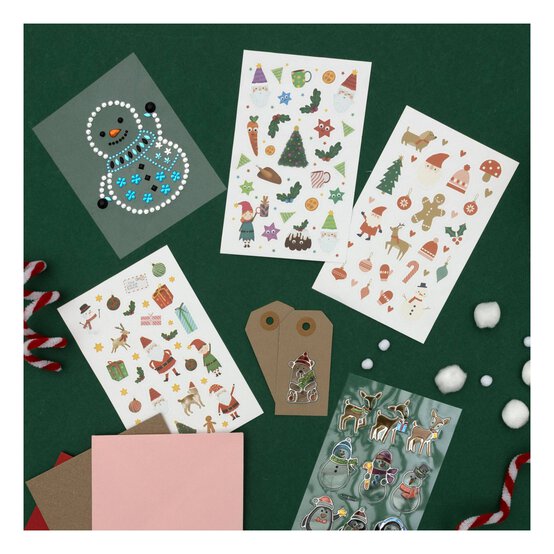 Novelty Christmas Sticker Sheet image number 2