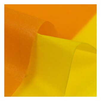 Orange and Yellow Tissue Paper 65cm x 50cm 10 Pack 