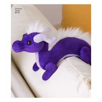 Simplicity Stuffed Dragons Sewing Pattern 8715 image number 2