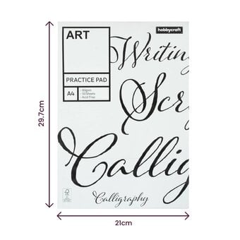 Calligraphy Practice Pad A4 50 Sheets image number 5