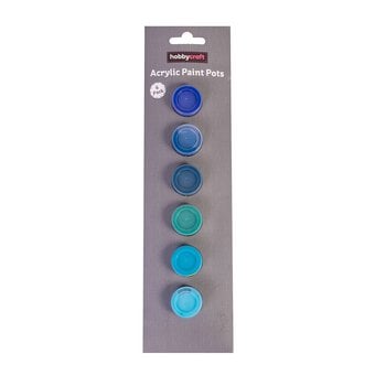 Ocean Acrylic Craft Paints 5ml 6 Pack image number 2