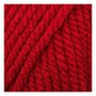 Knitcraft Red Everyday Super Chunky Yarn 100g image number 2