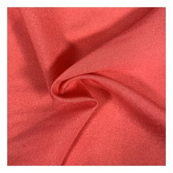 Coral High Elastic Crepe Fabric by the Metre