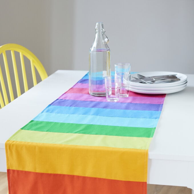 How to Make a Rainbow Table Runner image number 1