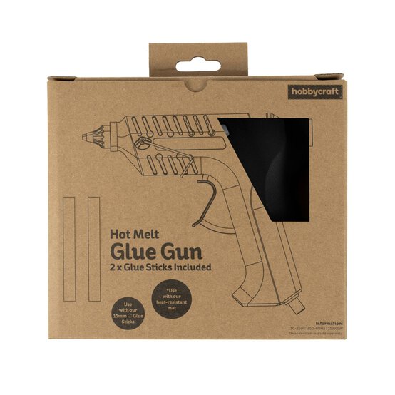 Black Hot Melt 11mm Glue Gun image number 3