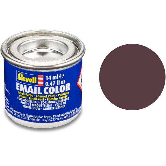 Revell Leather Brown Matte Enamel Paint 14ml (84) image number 1