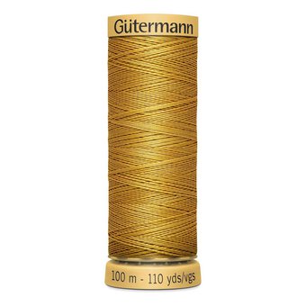 Gutermann Yellow Cotton Thread 100m (847)