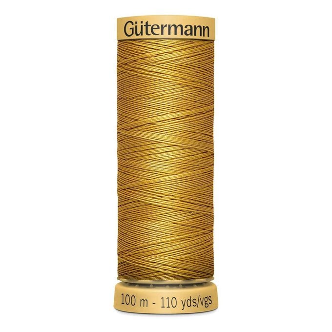 Gutermann Yellow Cotton Thread 100m (847) image number 1