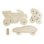 Make Your Own Wooden Car and Motorbike Racer 2 Pack image number 2