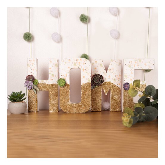 Mache Letter H 20cm image number 3