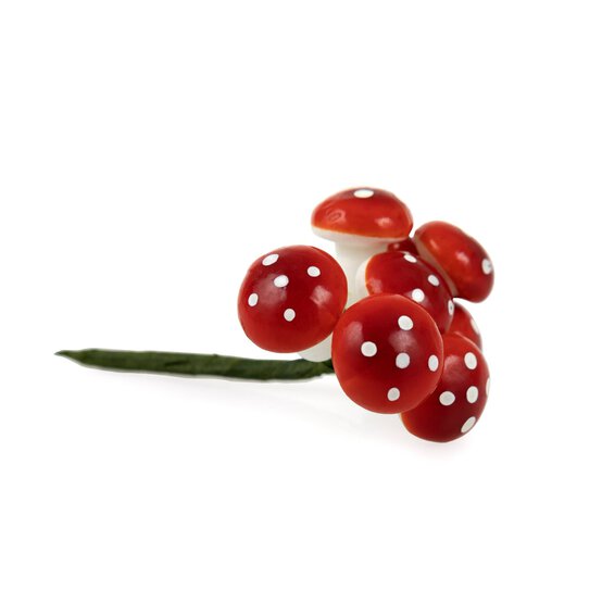 Mini Toadstool Picks 7cm 8 Pack image number 3