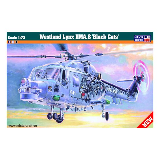 MisterCraft Westland Lynx Black Cats Model Kit 1:72 image number 1