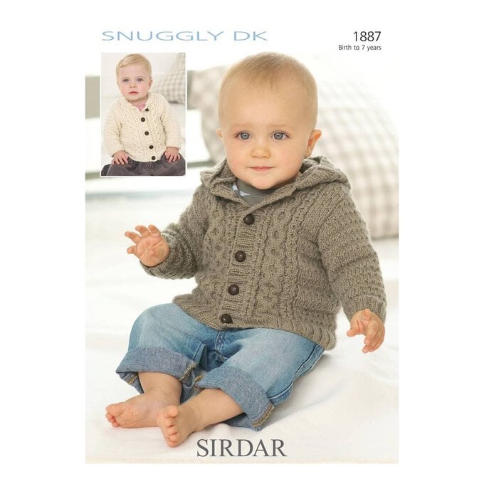 Sirdar Snuggly DK Boys Cardigan Digital Pattern 1887 image number 1