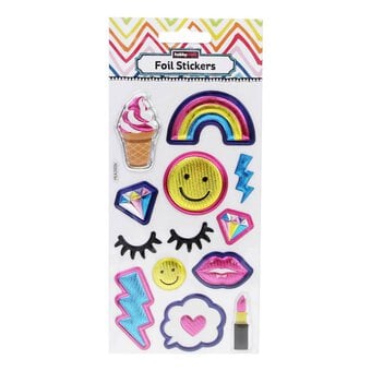 Rainbow Fun Embossed Foil Stickers image number 2