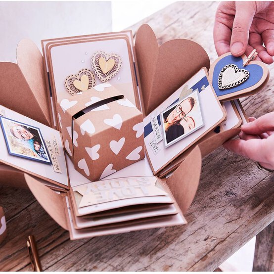 Black Explosion Box Scrapbook 12.5cm image number 5