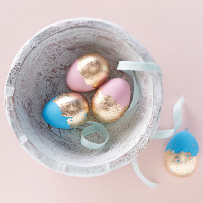 How to Make Foiled Ceramic Eggs image number 1