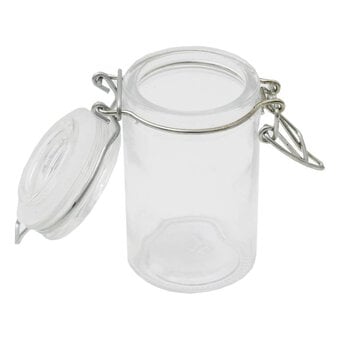 Clear Clip-Top Glass Jar 80ml image number 2