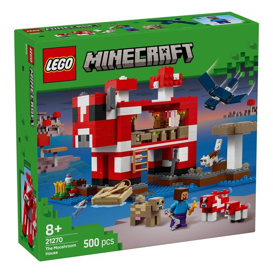 LEGO Minecraft Mooshroom House image number 1