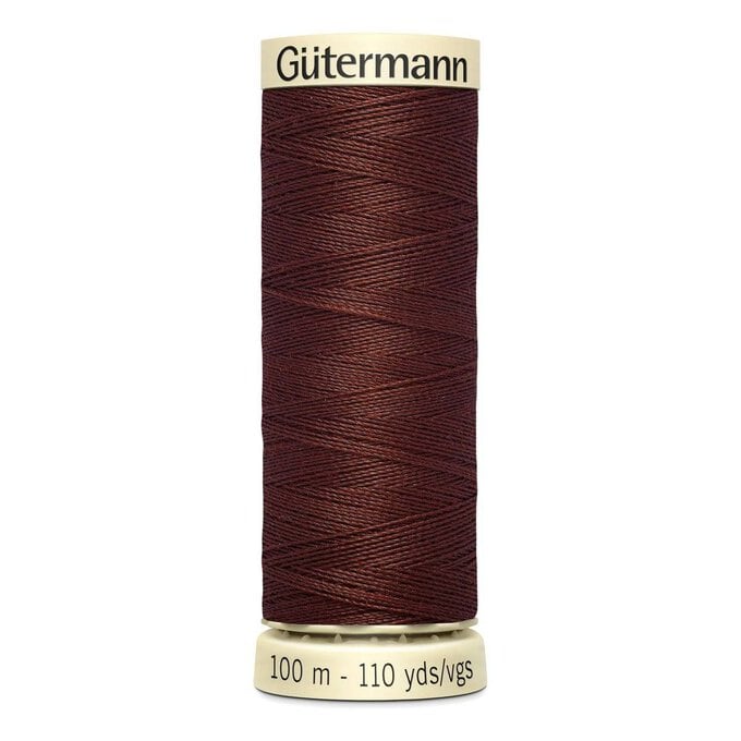 Gutermann Brown Sew All Thread 100m (230) image number 1