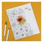 Flowers and Dragonflies Colour-in Canvas image number 2