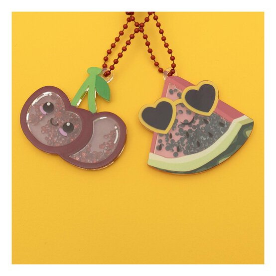 Melon and Cherry Keychains 2 Pack image number 2