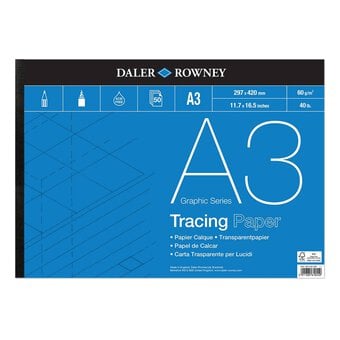 Daler-Rowney Graphic Series Tracing Paper A3 50 Sheets