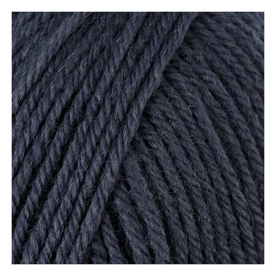 Women's Institute Dark Grey Home Grown DK Yarn 100g