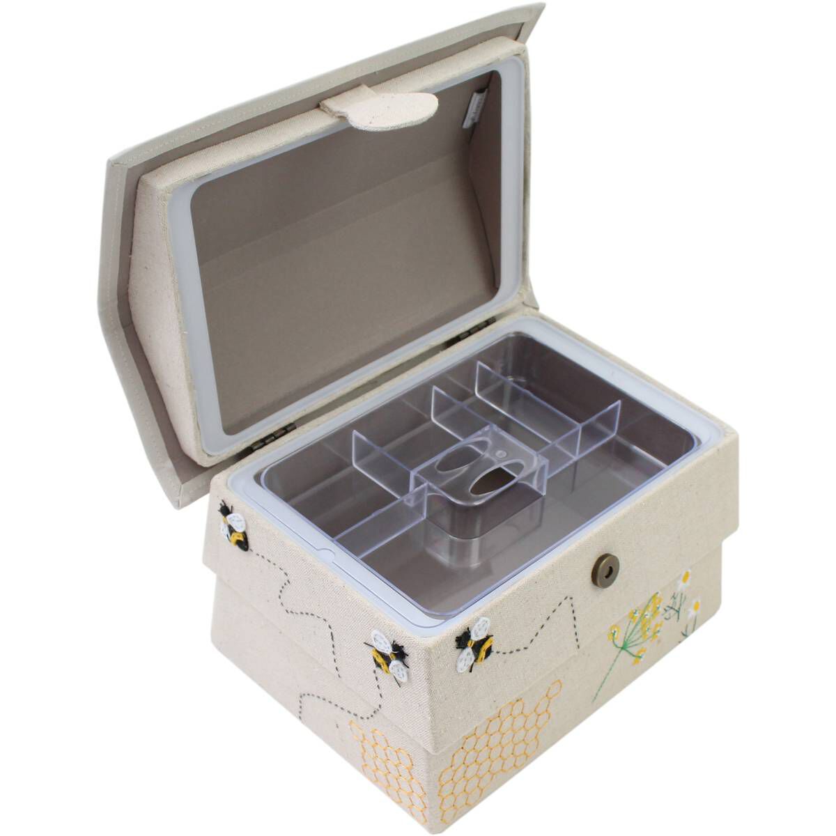 Bumble Bee Hive Sewing Box 19cm x 29cm x 19cm Hobbycraft
