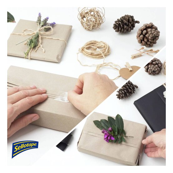 Sellotape Zero Plastic Adhesive Tape 24mm x 30m image number 5