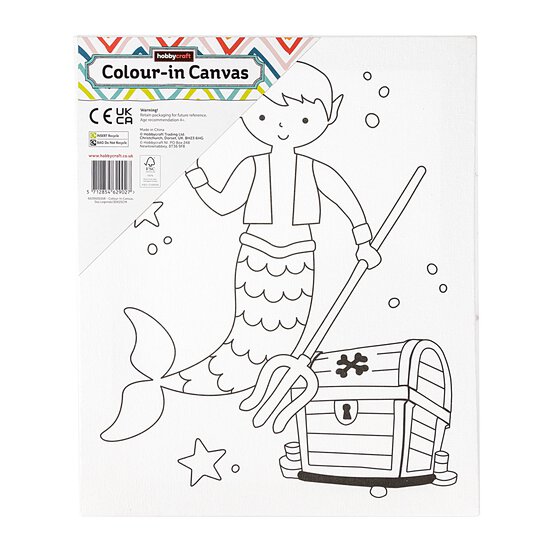 Sea Legends Colour-in Canvas image number 1