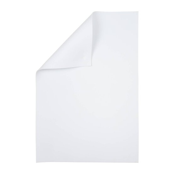 White EVA Foam Sheet 45cm x 30cm image number 1