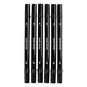 Black Textile Markers 6 Pack image number 2