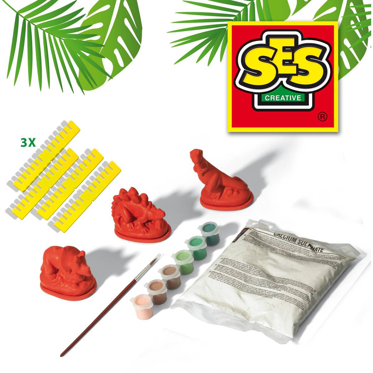 SES Creative Dinosaur Cast and Paint Set Hobbycraft