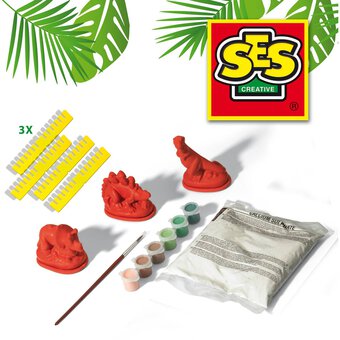 SES Creative Dinosaur Cast and Paint Set image number 3