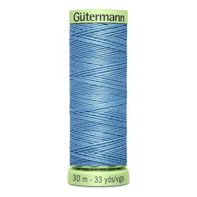 Gutermann Blue Top Stitch Thread 30m (143) image number 1