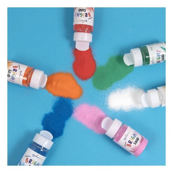 Rainbow Eco Play Blue Sand Shaker Bottle 90g image number 2