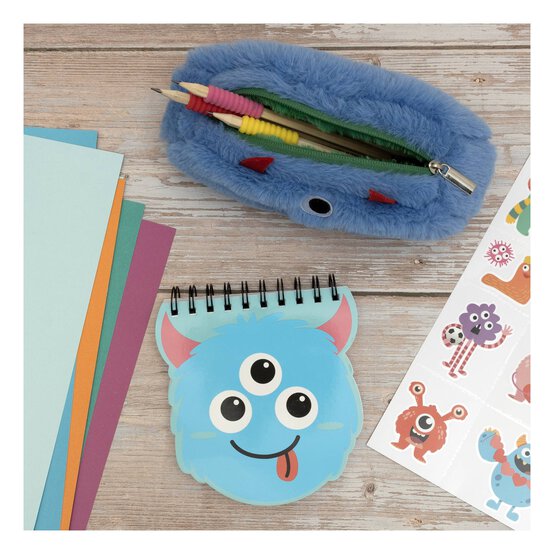Reversible Plush Monster Pencil Case image number 4
