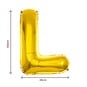Extra Large Gold Foil Letter L Balloon image number 2