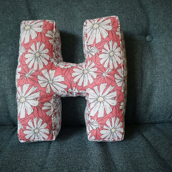 How to Sew a Letter Cushion