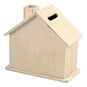 Wooden House Money Box 10cm image number 1