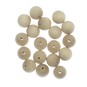 Round Wooden Beads 20mm 18 Pack image number 1