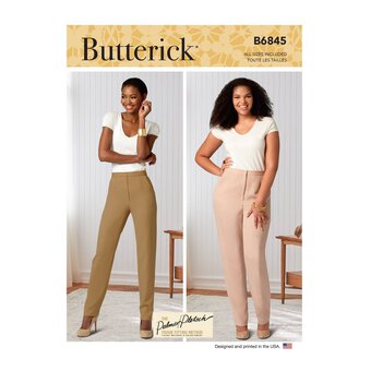 Butterick Women's Top and Trousers Sewing Pattern B6845 (All Sizes)