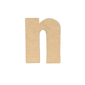 Lowercase Mini Mache Letter N image number 2