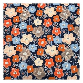Women’s Institute Flower Pop Cotton Fabric by the Metre image number 2