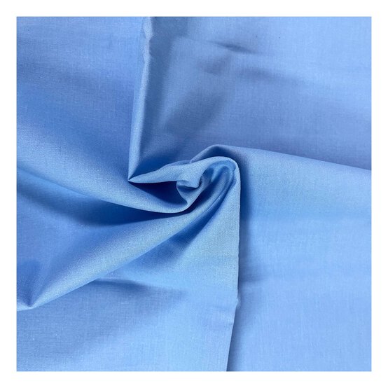Women’s Institute Sky Blue Premium Cotton Fabric by the Metre image number 1