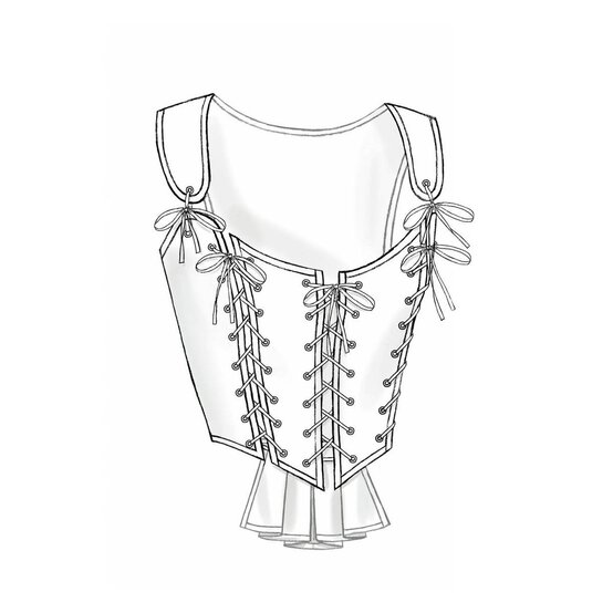 Butterick Women’s Corset Sewing Pattern B4669 (6-12) image number 6