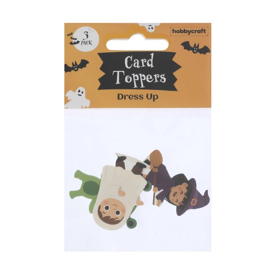 Halloween Fancy Dress Card Toppers 3 Pack image number 4
